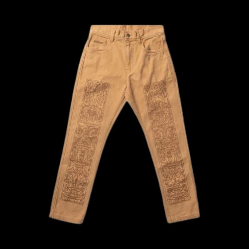 Pleasures Friction Work Pant 'Brown'
