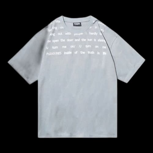 Pleasures Polite Heavyweight T-Shirt 'Grey'