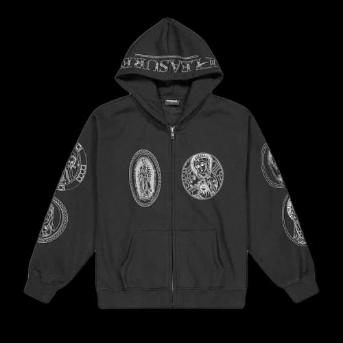 Pleasures Virgin Zip Hoodie 'Black'