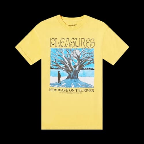 Pleasures River Pigment Dye T-Shirt 'Squash'