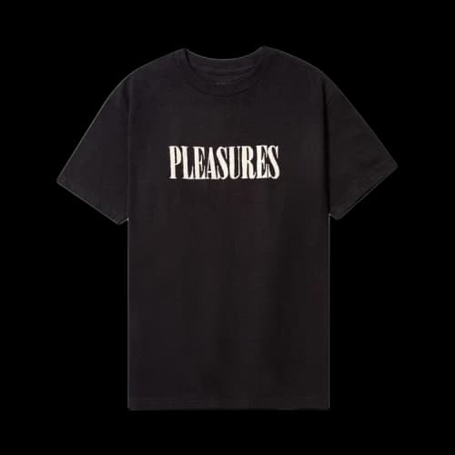 Pleasures Tickle Logo T-Shirt 'Black'