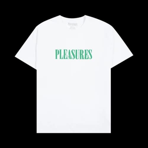Pleasures Tickle Logo T-Shirt 'White'