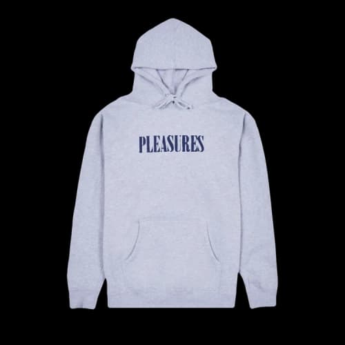 Pleasures Tickle Logo Hoodie Grey