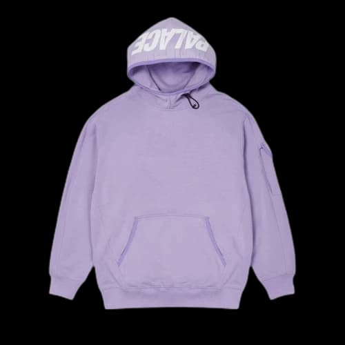 Palace Giant Woven Label Shorts 'Lilac'