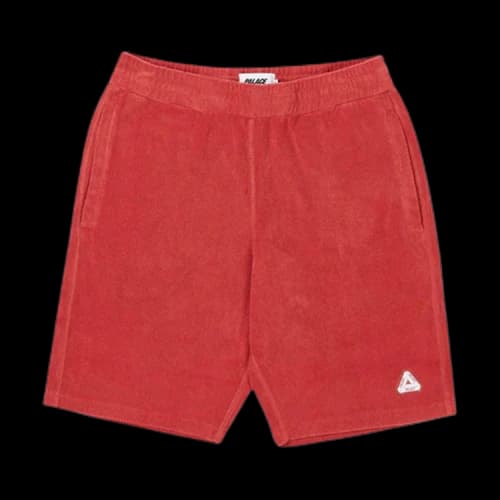 Palace Towelling Shorts 'Red'