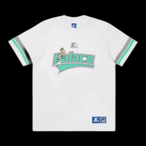 Palace x Starter T-Shirt 'White'