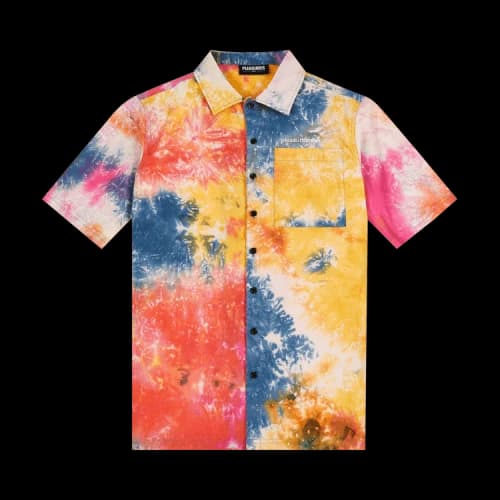 Pleasures Dizzy Short-Sleeve Button Down 'Multi'