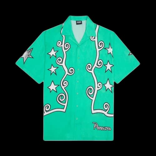 Pleasures Fury Button Down 'Green'