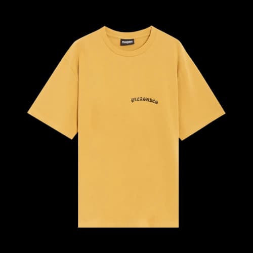 Pleasures Neural Heavyweight Short-Sleeve Tee 'Yellow'