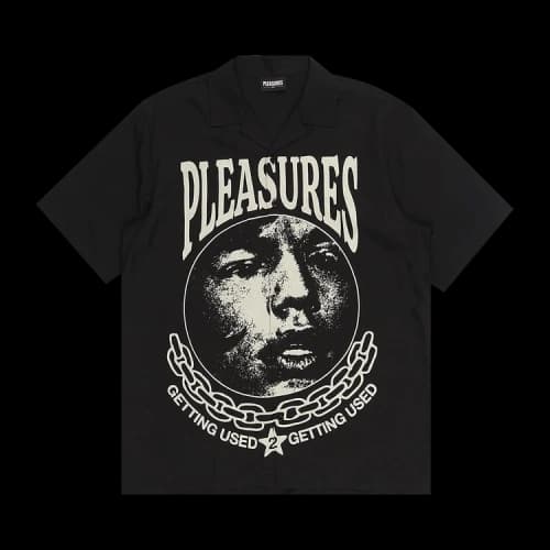 Pleasures Used Button Down 'Black'