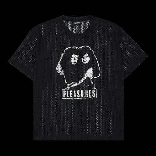 Pleasures Volume Mesh T-Shirt 'Black'