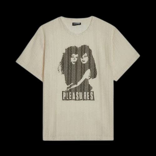 Pleasures Volume Mesh T-Shirt 'White'