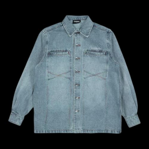 Pleasures Mentor Denim Work Jacket 'Blue'