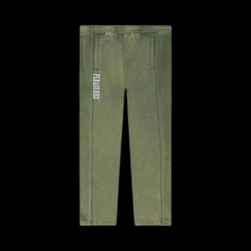 Pleasures Tapeworm Washed Sweatpants 'Green'