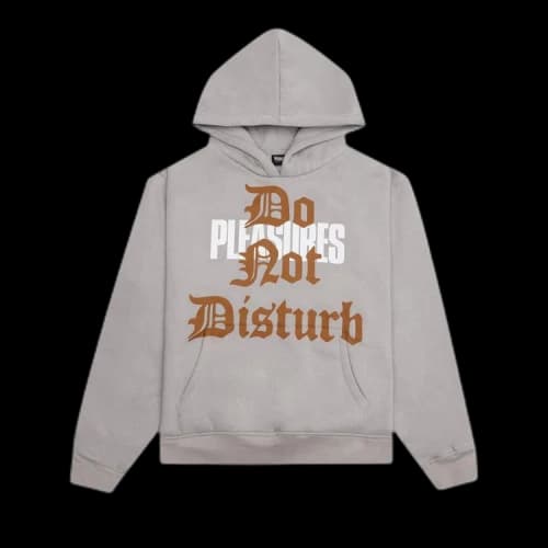 Pleasures Do Not Disturb Hoodie 'Silver'