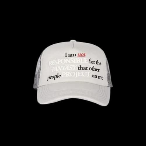 Pleasures Responsible Trucker Hat 'Silver'