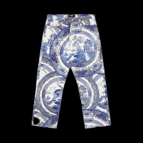 Palace China Plate Trousers 'Navy'