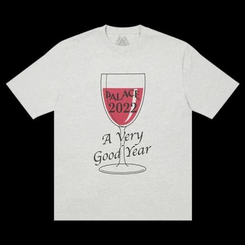 Palace Good Year T-Shirt 'Grey Marl'
