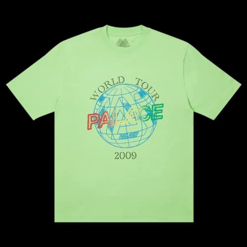 Palace World Tour T-Shirt 'Pistachio'