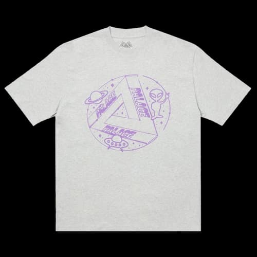 Palace Space Cadet T-Shirt 'Grey Marl'