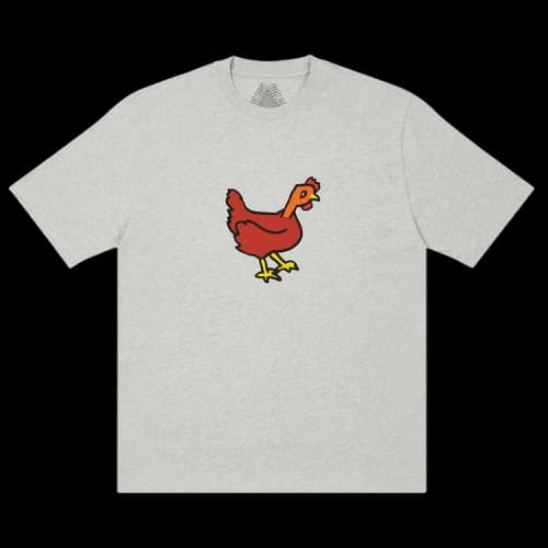 Palace Clucking T-Shirt 'Grey Marl'