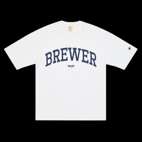 Palace x Champion Shop T-Shirt (London) 'White'