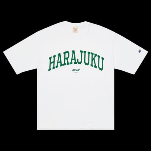 Palace x Champion Shop T-Shirt (Tokyo) 'White'