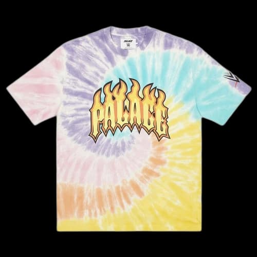 Palace x WWE Dude T-Shirt 'Tie-Dye'