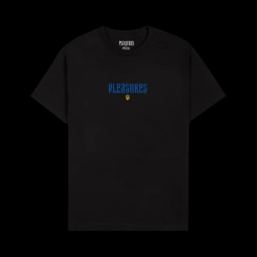 Pleasures Ukraine Fundraiser T-Shirt 'Black'