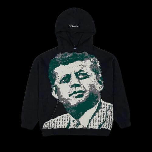 Pleasures Delivered Jacquard Knit Hoodie 'Black'