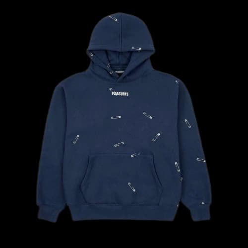 Pleasures Safety Pin Hoodie 'Navy'