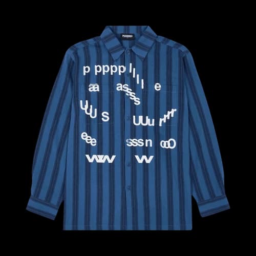 Pleasures Shell Workshirt 'Blue'