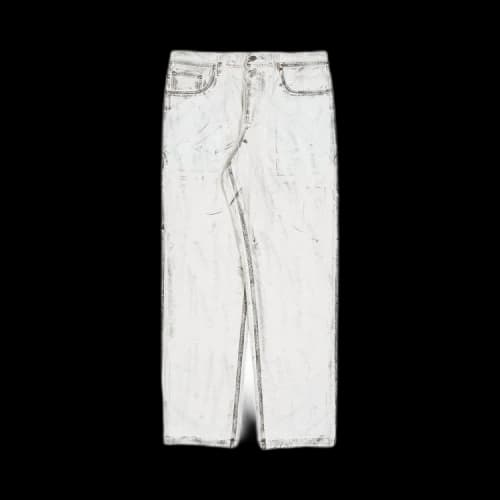 Pleasures Splice Workpant 'White'