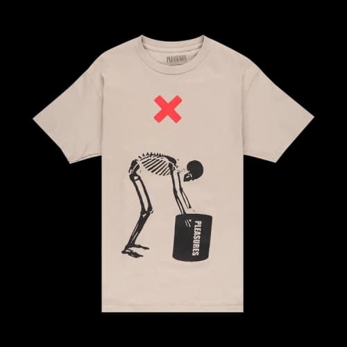 Pleasures Heavy T-Shirt 'Sand'