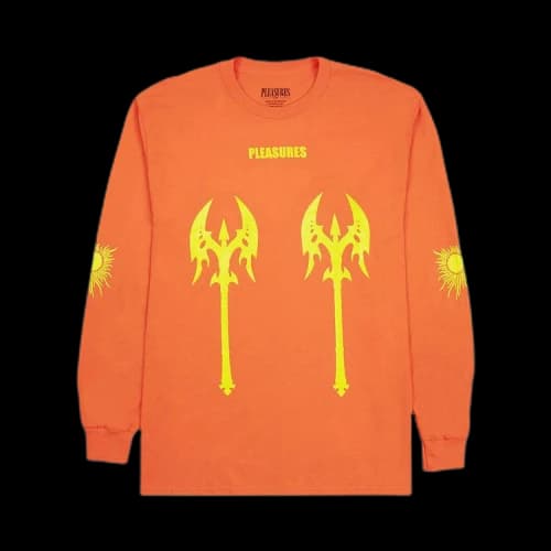 Pleasures Axe Long-Sleeve Tee 'Orange'