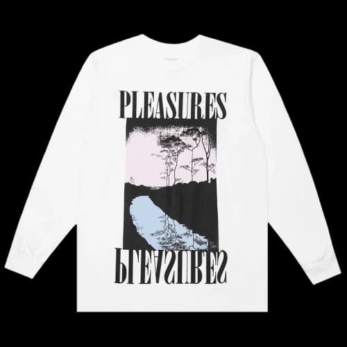 Pleasures River Long-Sleeve 'White'