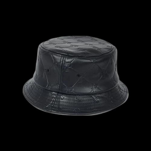Palace Pal-M-Gram Leather Bucket Hat 'Midnight Blue'
