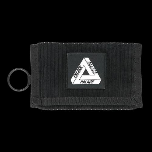 Palace Corduroy Tri Wallet 'Black'