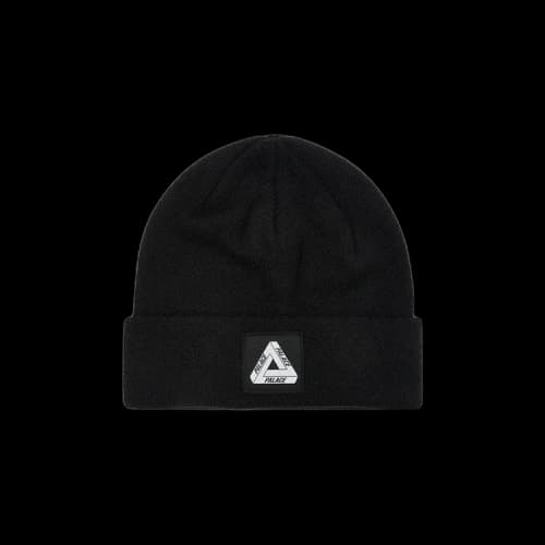 Palace Tri-Ferg Patch Beanie 'Black'