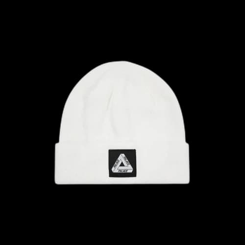 Palace Tri-Ferg Patch Beanie 'White'