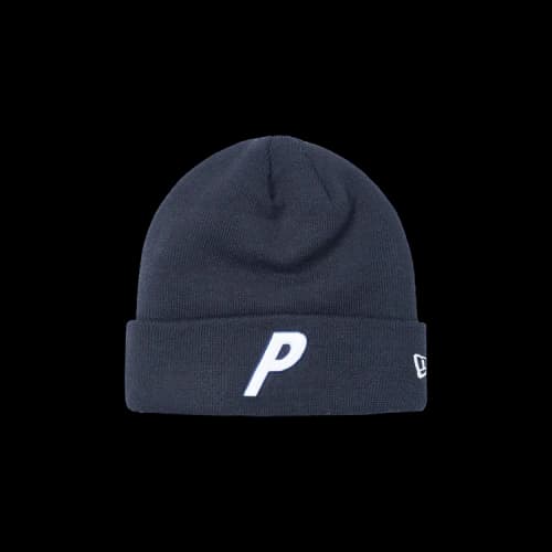 Palace x New Era P Beanie 'Navy'
