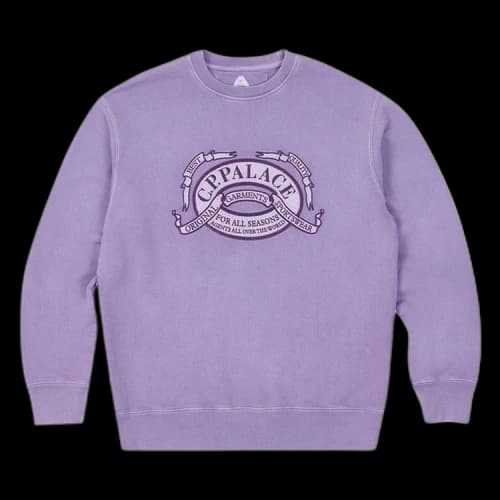 Palace x C.P. Company Classic Over Dyed Crew Sweat 'Purple'
