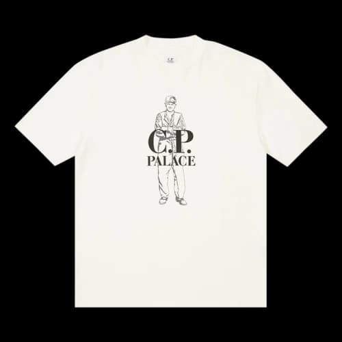 Palace x C.P. Company Logo T-Shirt 'White'
