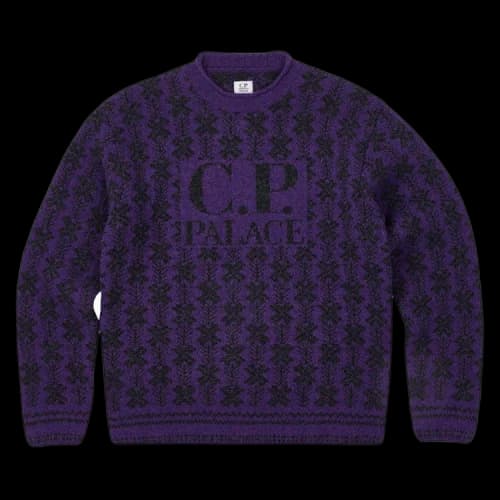 Palace x C.P. Company Lambswool Knit 'Purple'