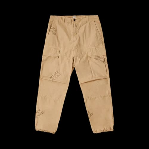 Palace x C.P. Company Washed Cotton Cargo 'Stone'