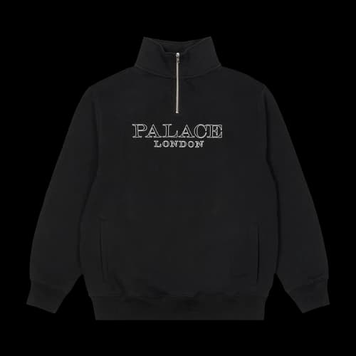 Palace 1/4 Zip Funnel 'Black'