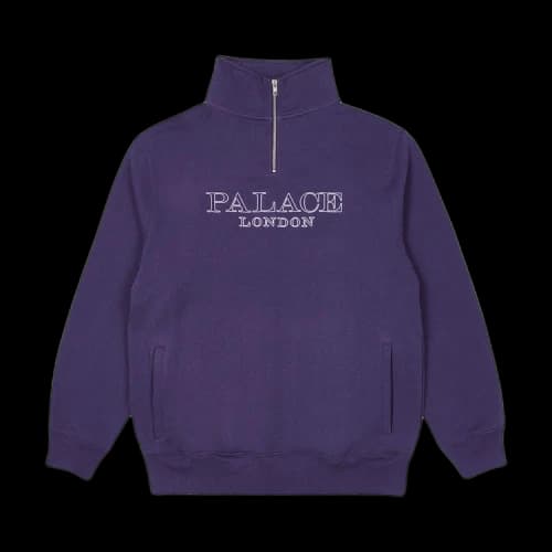Palace 1/4 Zip Funnel 'Purple'