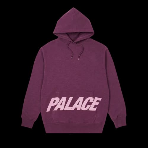 Palace Pal Pocket Slub Hood 'Purple'