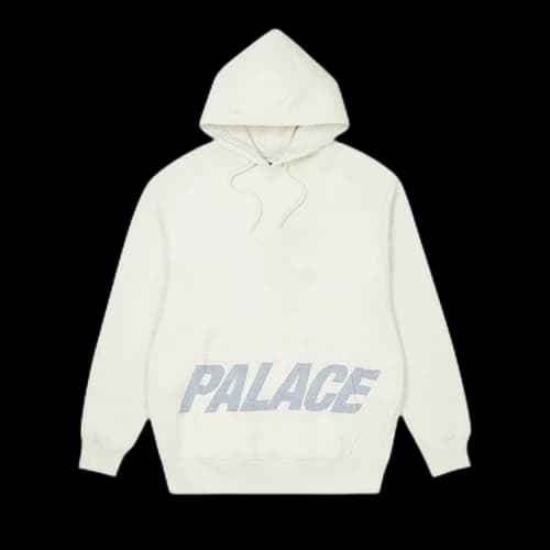 Palace Pal Pocket Slub Hood 'White'