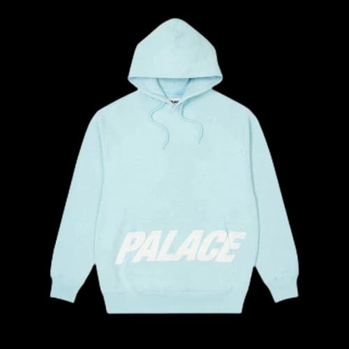 Palace Pal Pocket Slub Hood 'Light Blue'